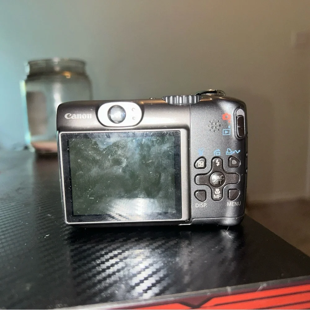 Canon Power Shot A590 IS 8.0 MP Digital Camera - Gray